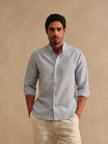 The Amalfi | Linen Shirt | Mandarin Collar