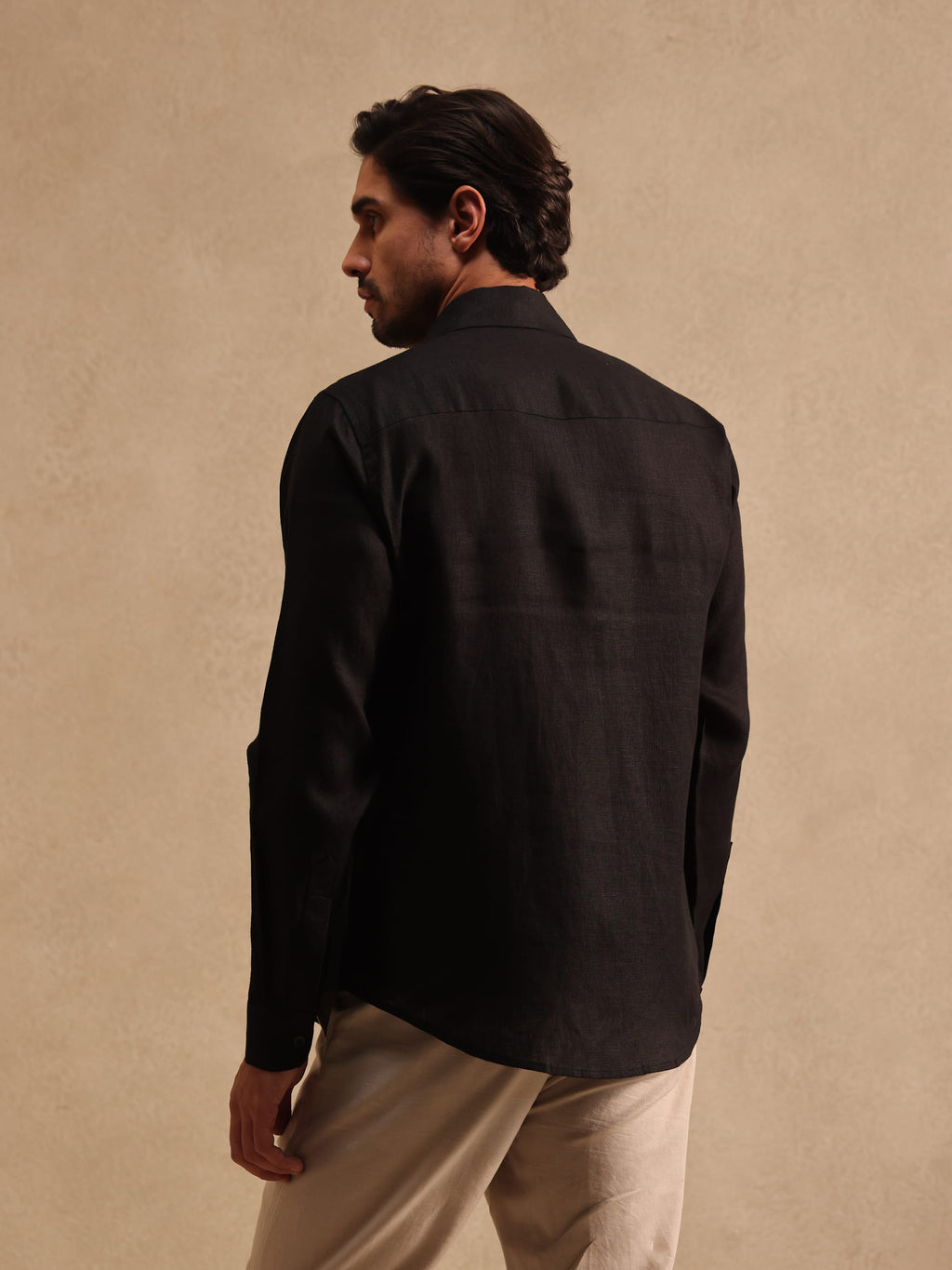 The Noir | 100% Linen Shirt