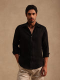 The Noir | 100% Linen Shirt