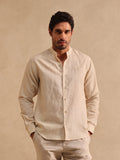 The Bellagio | Linen Shirt | Mandarin Collar