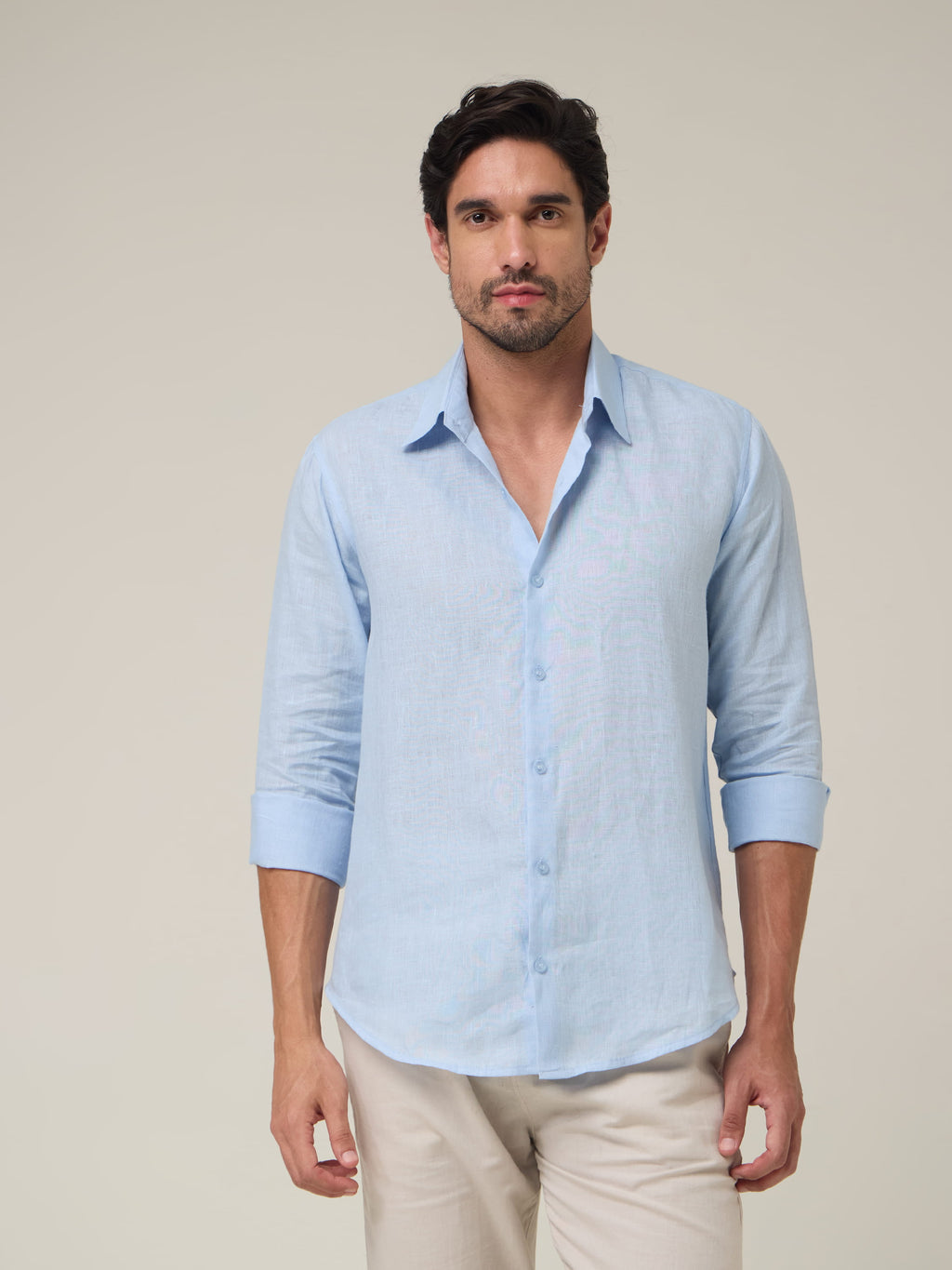 The Azzure | 100% Linen Shirt