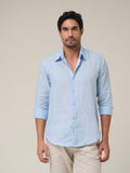 The Azzure | 100% Linen Shirt