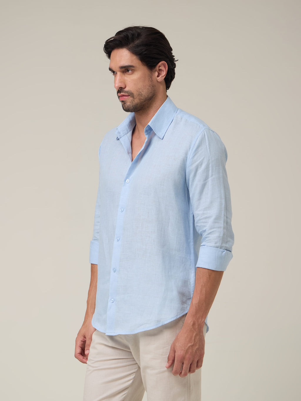 The Azzure | 100% Linen Shirt