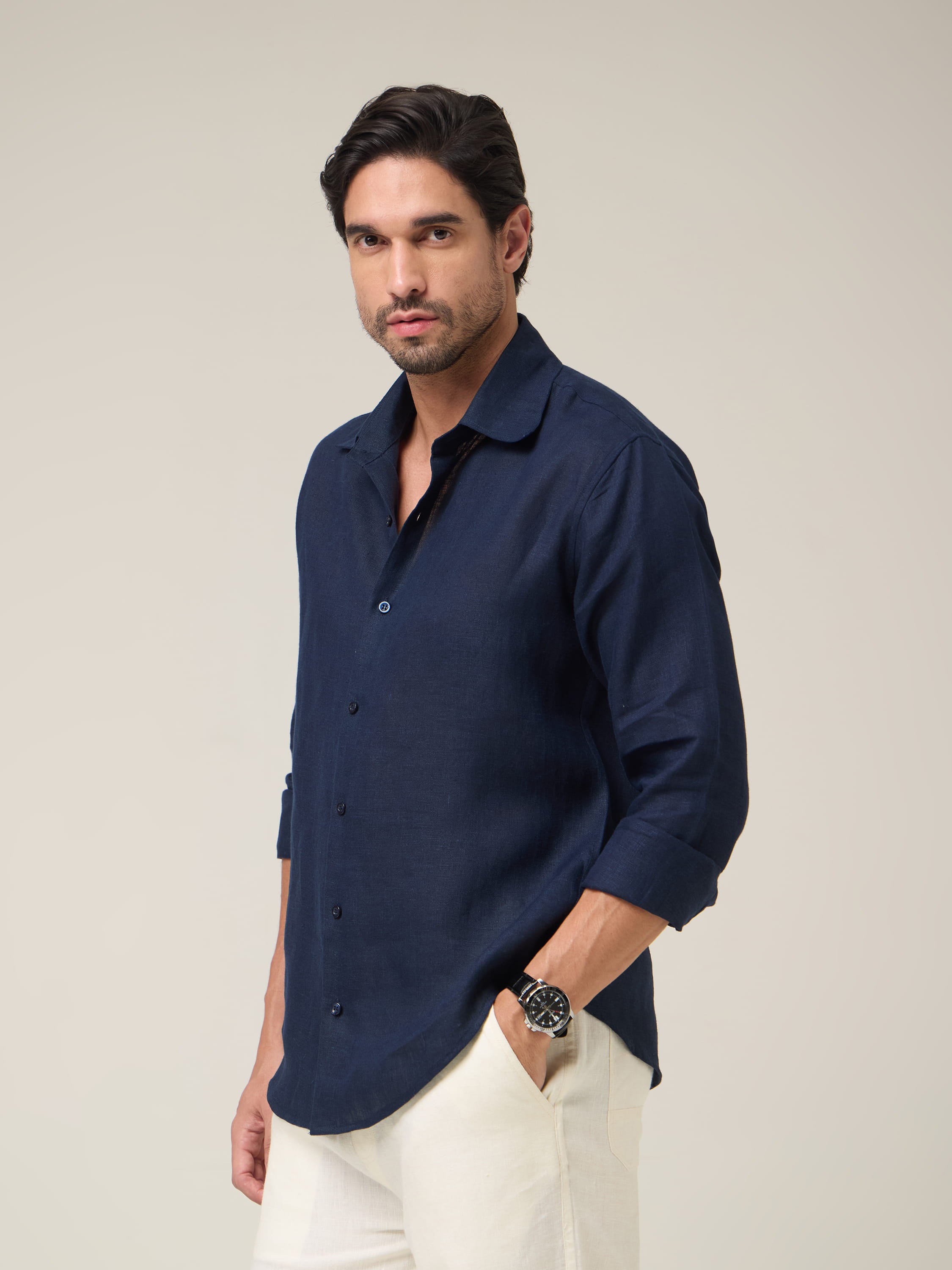 The Notte | 100% Linen Shirt