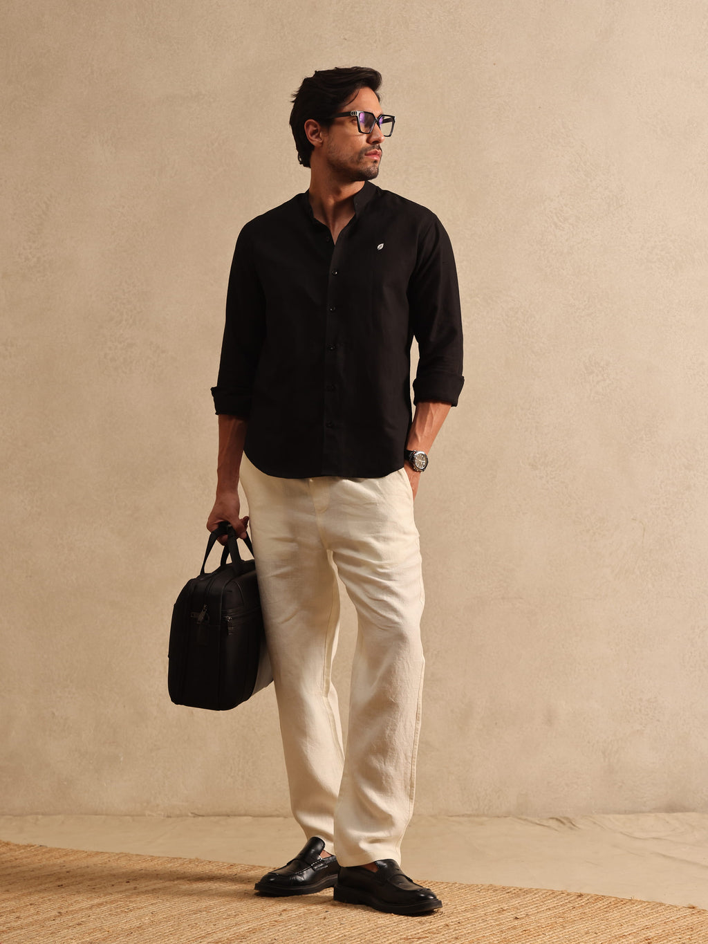 The Midnight - 100% Linen Shirt