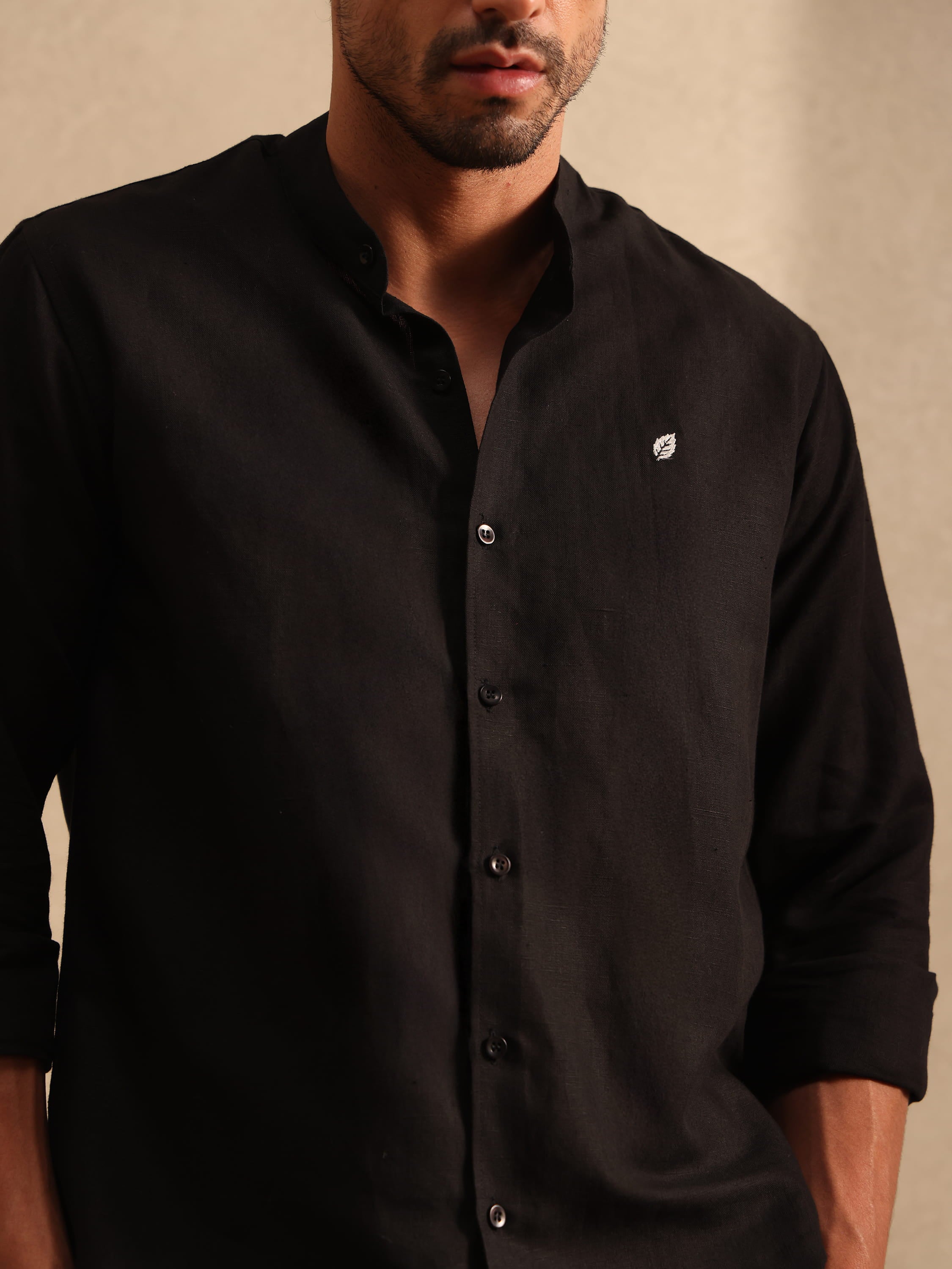 The Midnight - 100% Linen Shirt