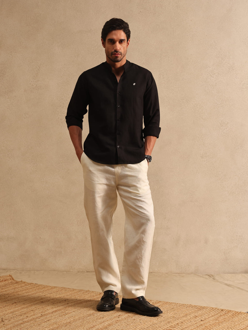 The Midnight - 100% Linen Shirt